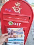 pocztówki wysłane